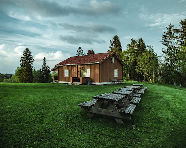 Semi old house with huge Yard